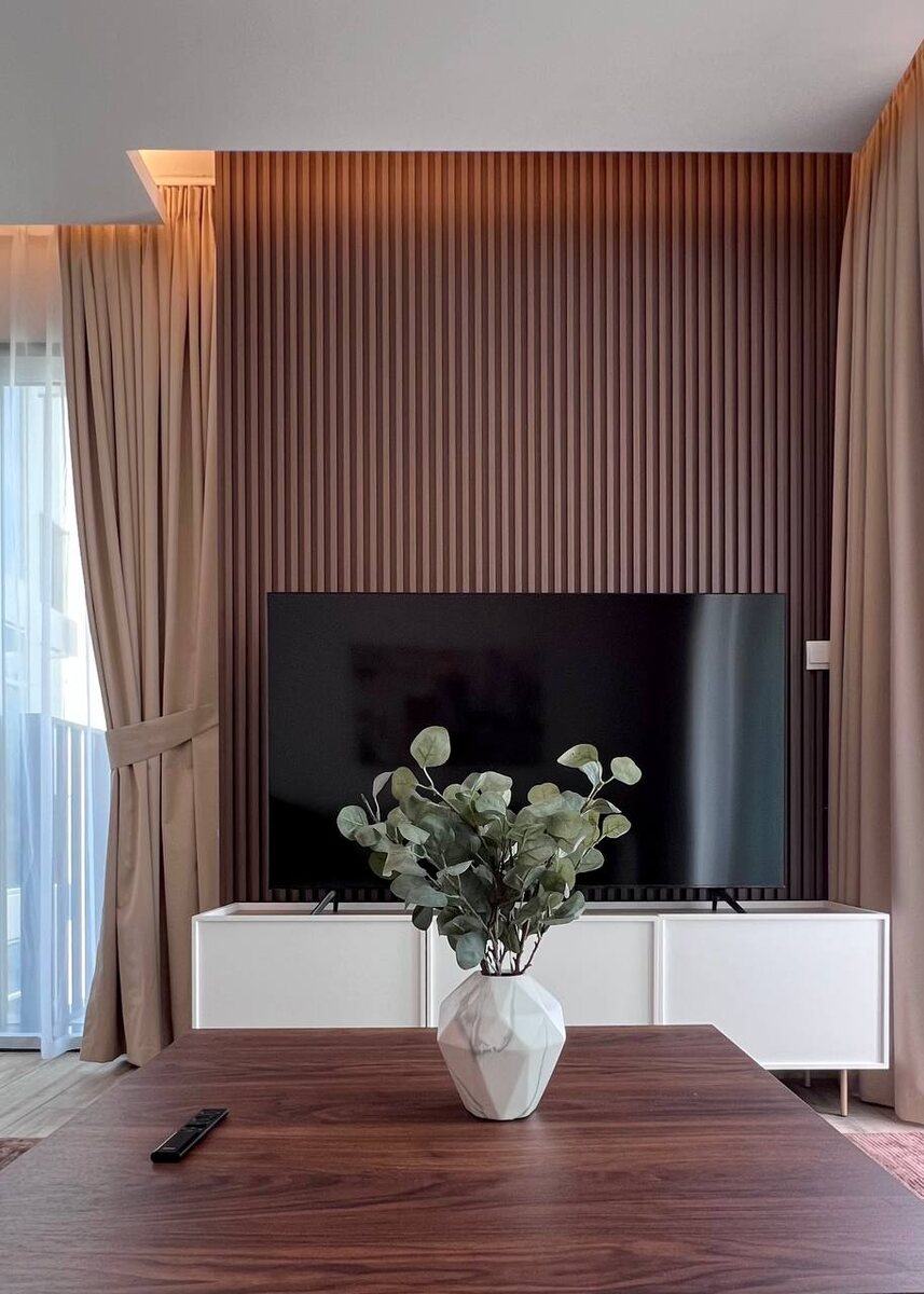 3D-панель в гостиной – хорошее решение для преображения квартиры