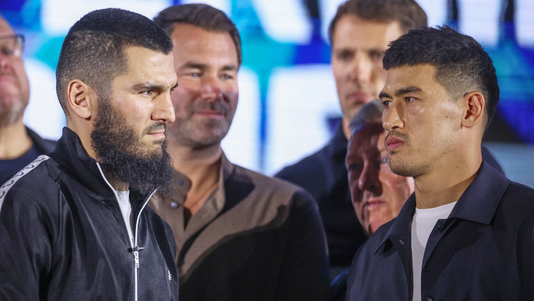    Артур Бетербиев и Дмитрий Бивол. Getty Images