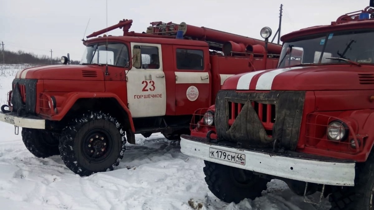    В Горшеченском районе Курской области произошел пожар