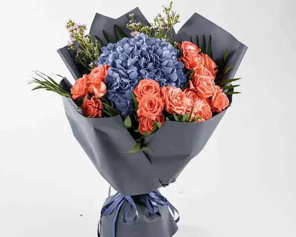   Мужская упаковка букета. AzaliaNow Вера Курилыч