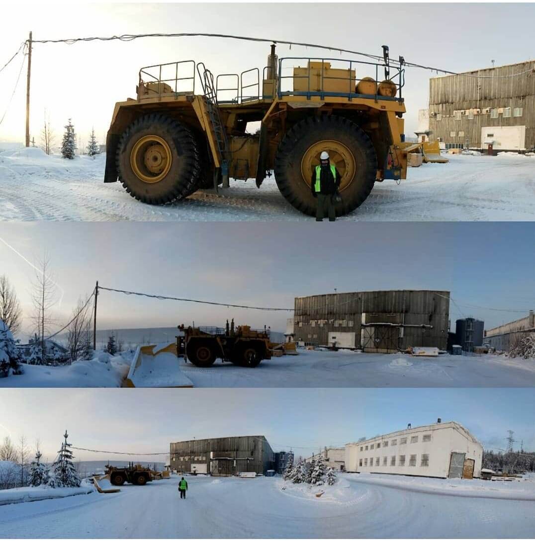 Нижний Куранах. Ангар для Белазов.