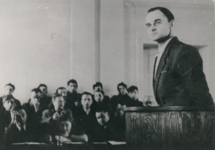 Витольд Пилецкий на суде 1947 год