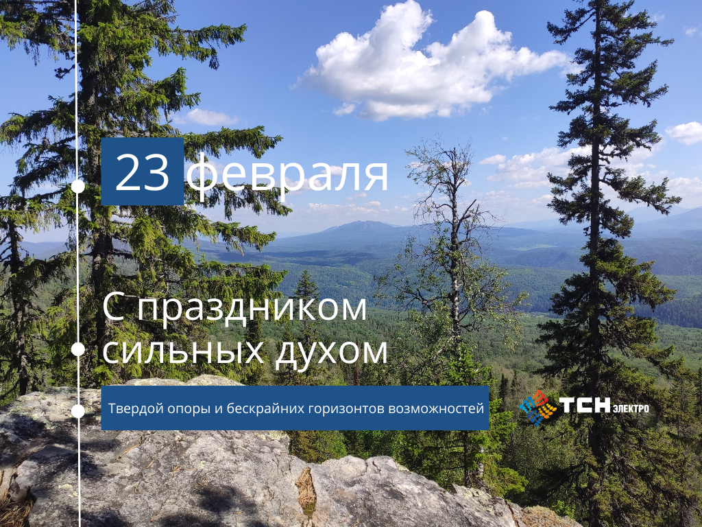 Позравление с 23 февраля от «ТСН-электро»
