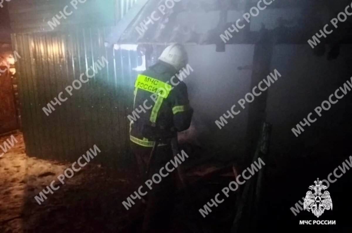    Огнеборцы оперативно ликвидировали пожар в Торжокском округе