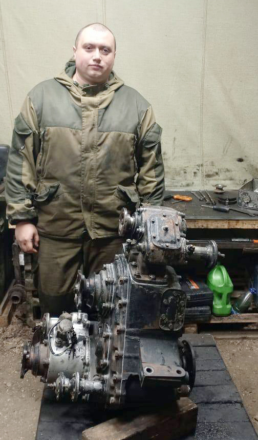 Андрей на месте службы