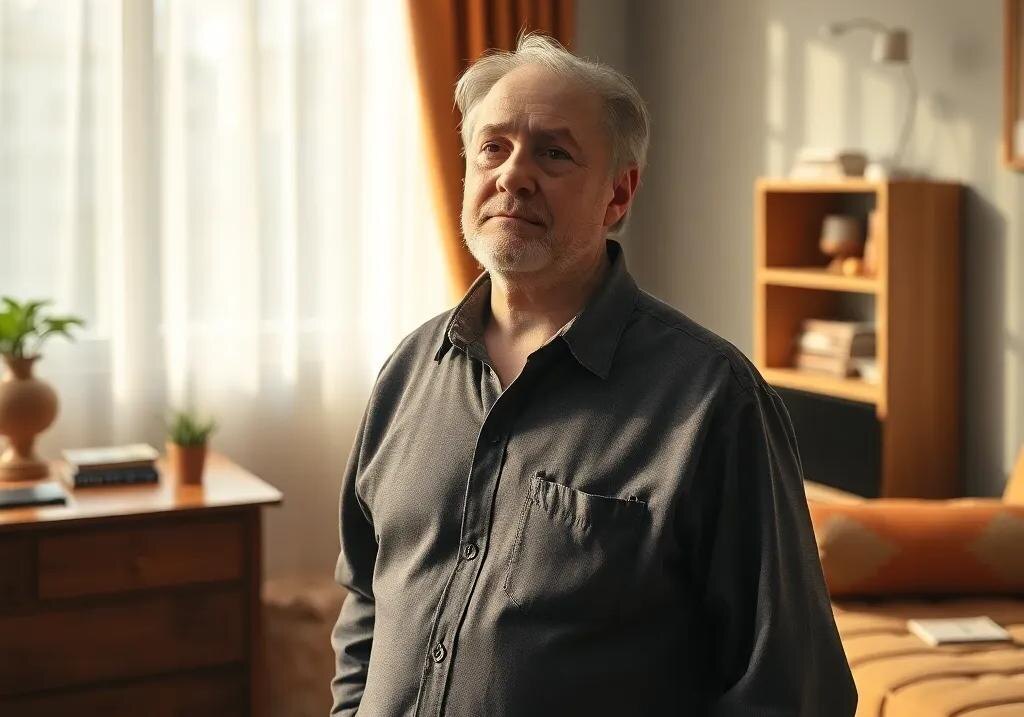 На фото продавец квартиры вызывающий доверение, но в действительности может объявить себя банкротом после сделки 