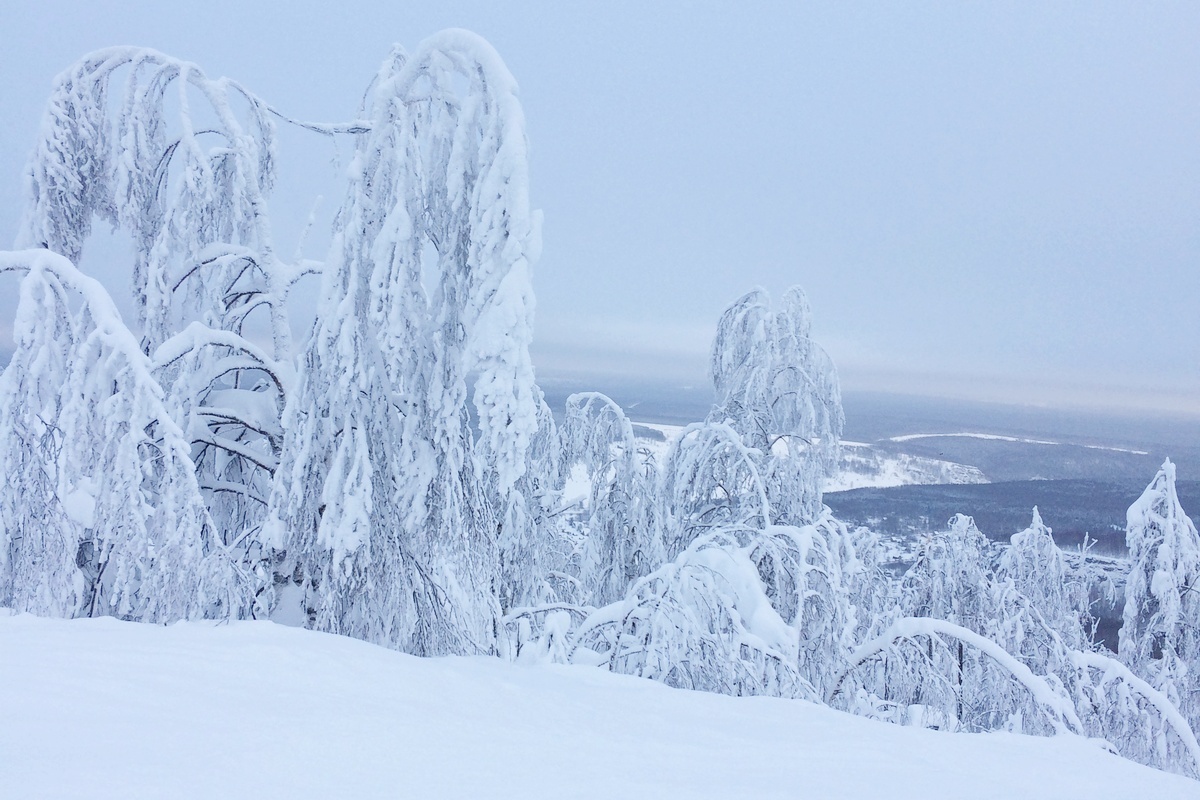 Классический пейзаж на Губахе (Пермский край)