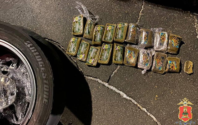 В Тверской области на М-11 задержан межрегиональный наркокурьер с 2 кг гашиша