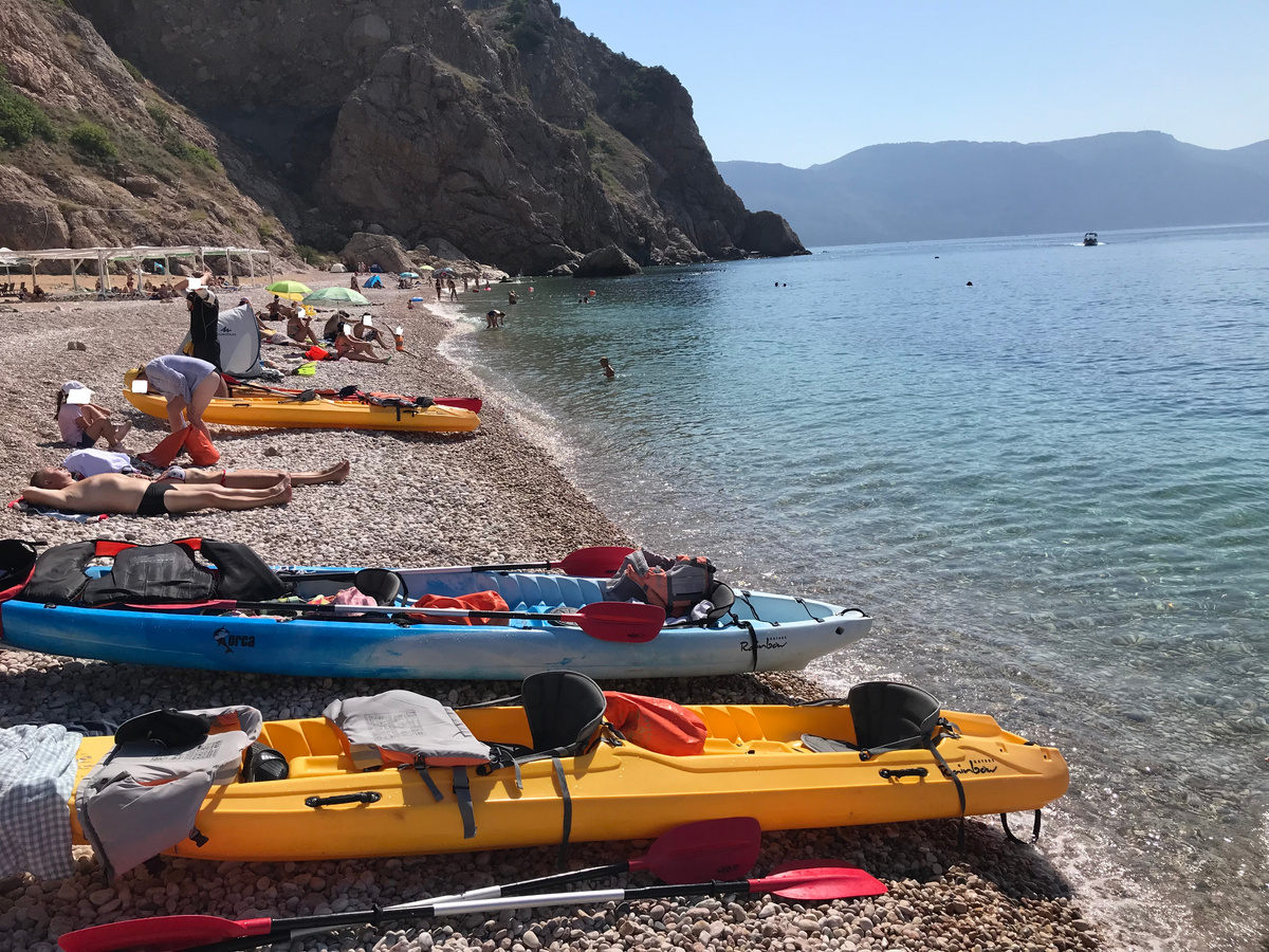 Тот самый пляж Васили. 