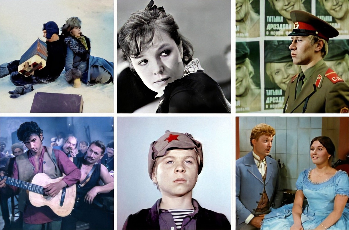 мой фотоколлаж - Четыре кадра, пять вариантов – какой фильм лишний? Тест