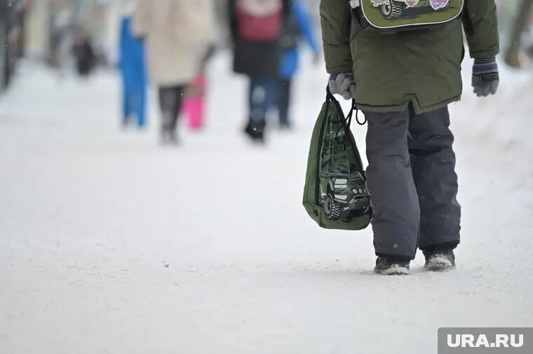 Температура в Кургане 20 февраля ощущается как -36 градусов. Фото: Руслан Яроцкий © URA.RU