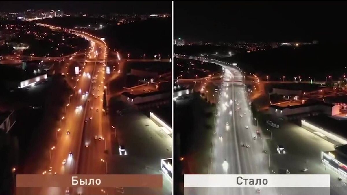    Уфа сэкономит 2,5 млрд рублей за счет замены старых светильников на светодиодные