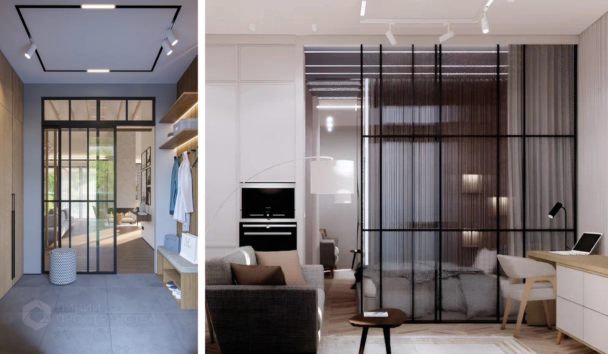 Дизайн интерьера проектов от студии архитектуры и дизайна Линии Пространства