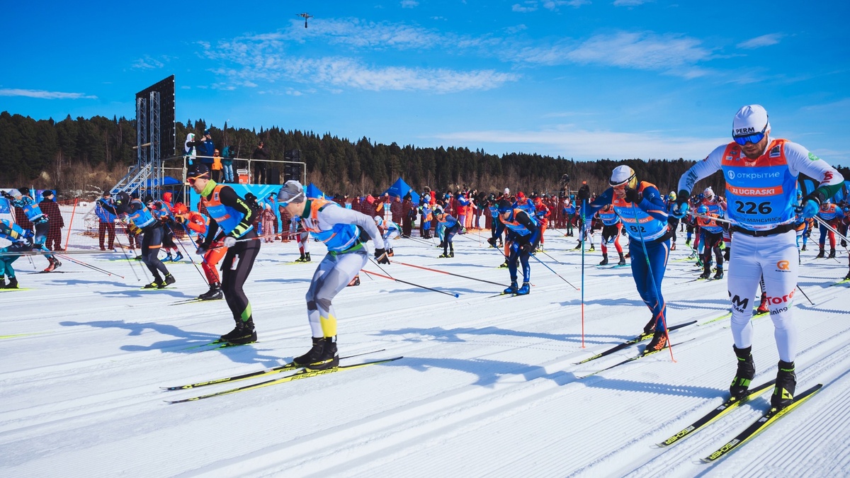    Финиш Югорского лыжного марафона перенесли в центр Ханты-Мансийска