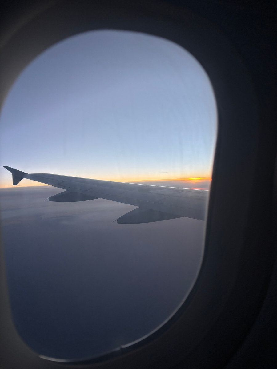 Закат по пути в Париж