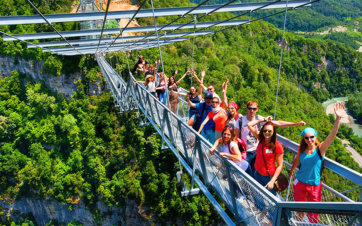 Фото: sochi.com | SkyPark. Ахштырское ущелье Сочинского национального парка