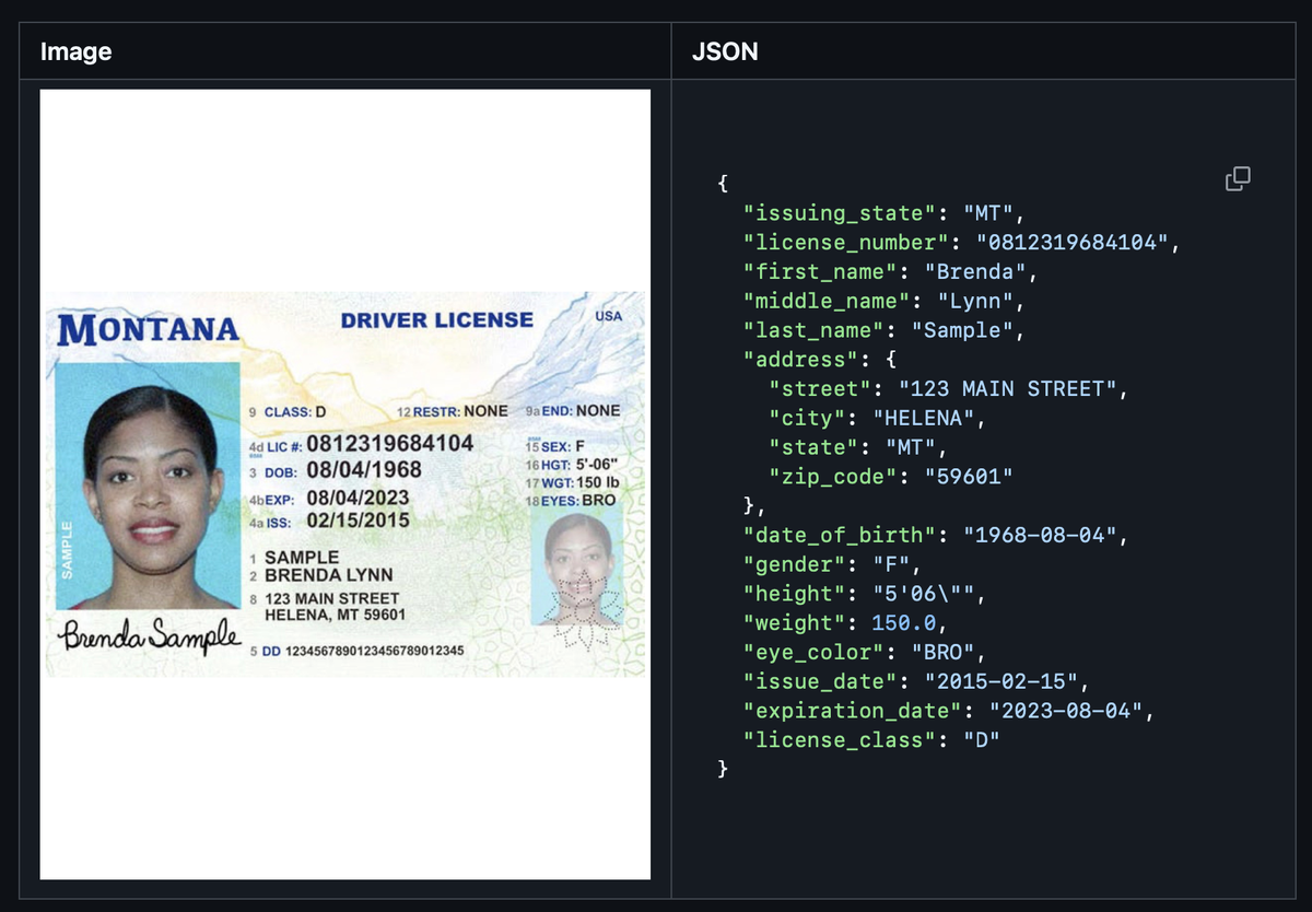 Пример работы системы. Источник: https://github.com/vlm-run/vlmrun-hub