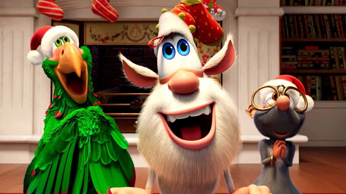 Герои мультика Буба