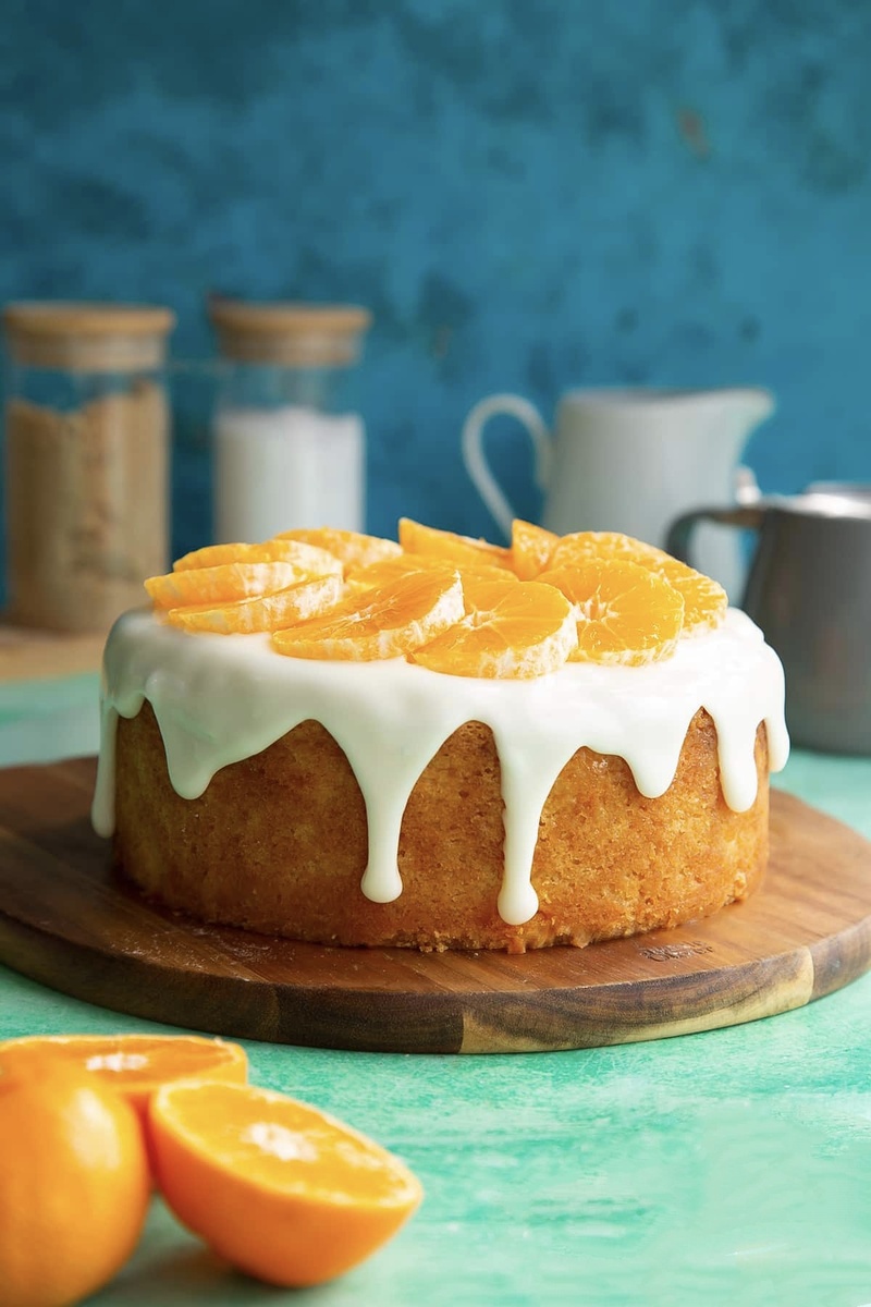 Нежный, сочный мандариновый пирог