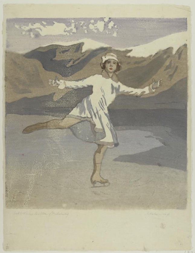 Колесников С.М. На коньках. 1924-1927