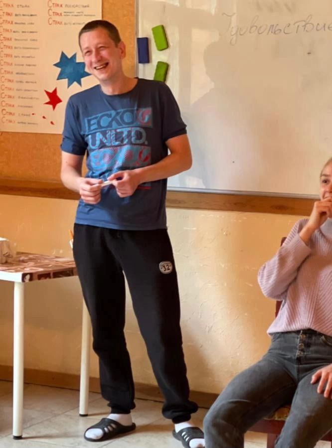 Яков на реабилитации в центре "Верный шаг"