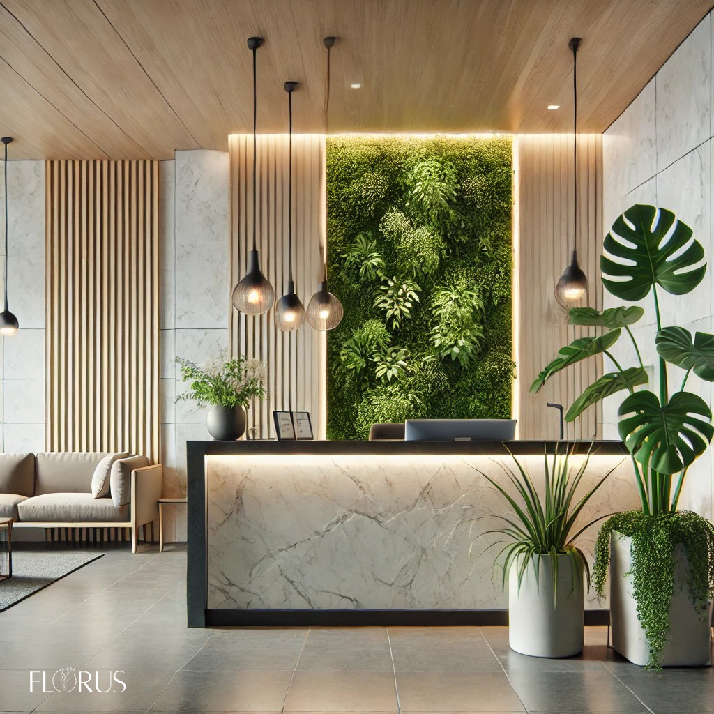 Ресепшен озеленение