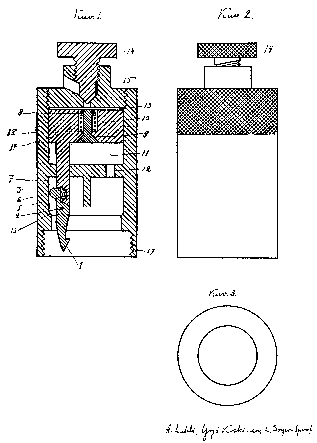 Патентный чертёж механизма регулировки темпа стрельбы.