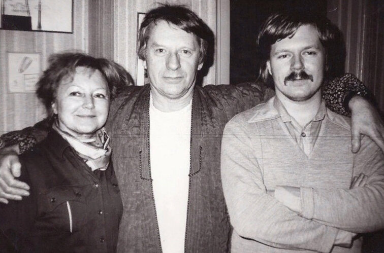 Людмила Касаткина, Сергей и Алексей Колосовы. Фото из семейного архива