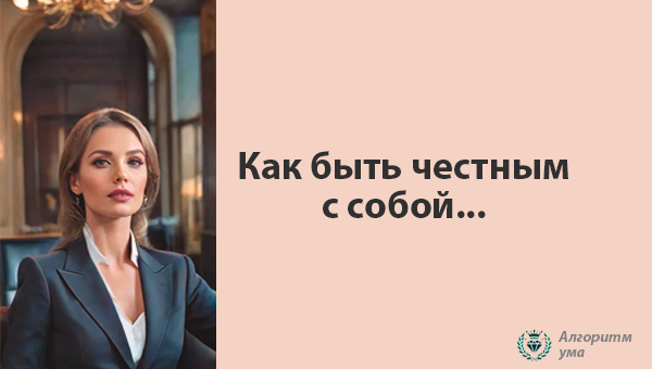Как быть честным с собой