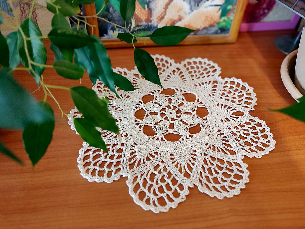 Салфетка крючком