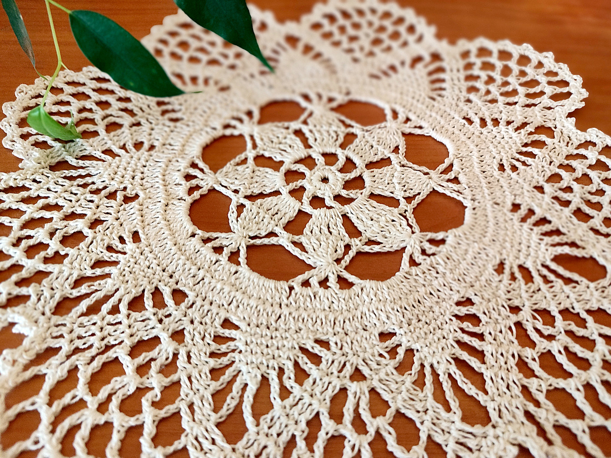 Салфетка крючком