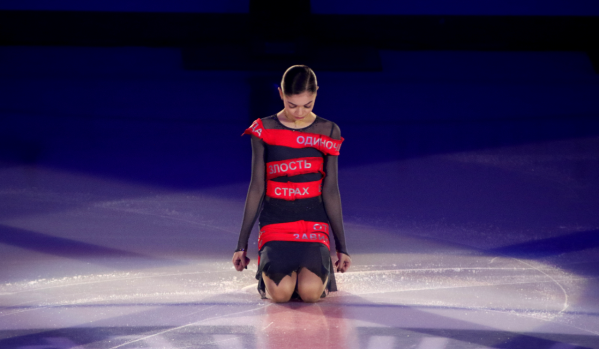     Чемпионка России Аделия Петросян. Источник: rbc.ru Автор фото: Maksim Konstantinov