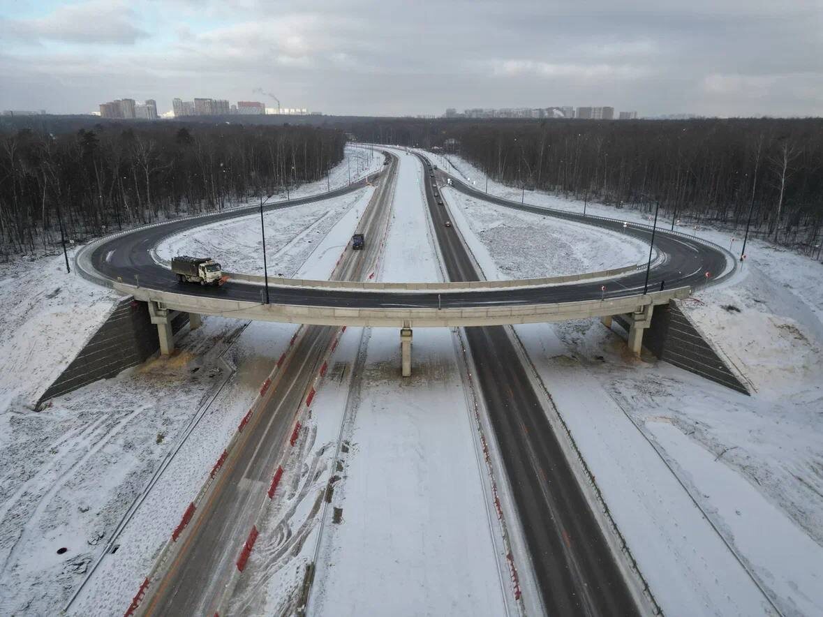 Разворотная эстакада на транспортной развязке №1. 