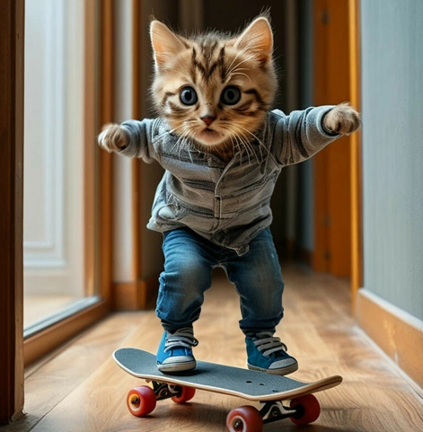 Любой домашний котейка абсолютно уверен, что вы живете в его квартире и платите за нее Вискасом 