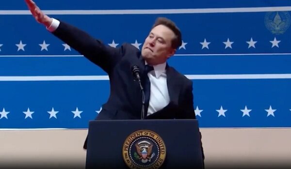 Илон Маск стал неофашистом и даже кинул зигу. Но так было не всегда. Фото © X / Jake Hanrahan