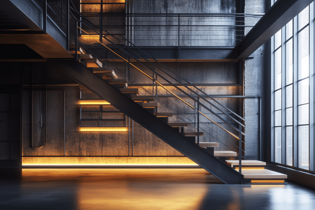    Искусство освещения металлических лестниц: как сделать ваш дом уникальным с помощью ZMK-Zenit в Уфе ZMK-ZENIT