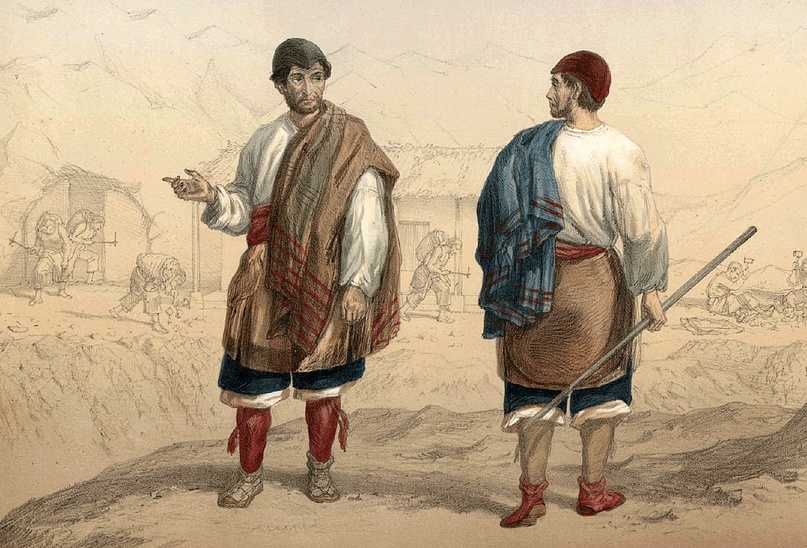 Чилийские шахтёры середины XIX века