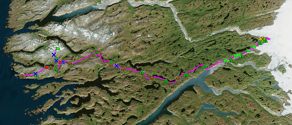 Карта похода