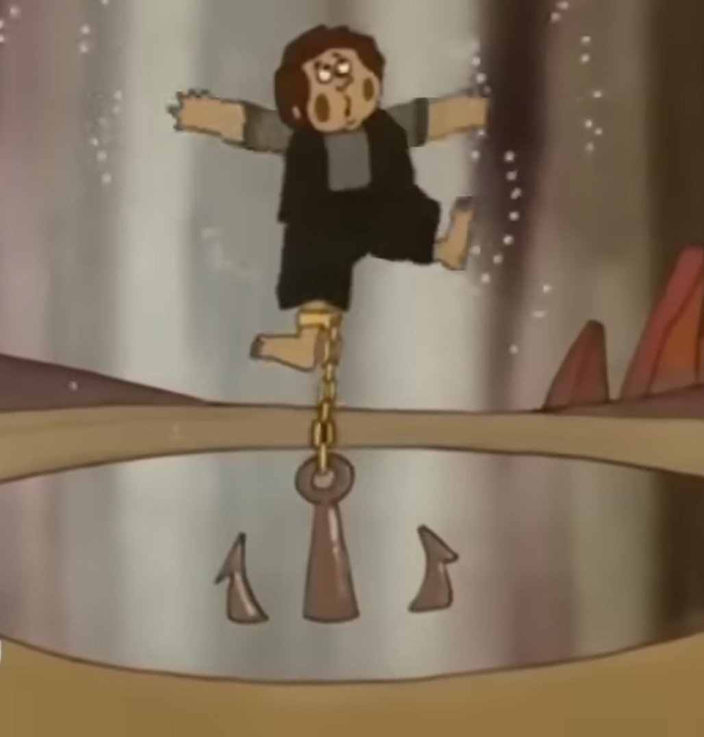 Кадр из мультфильма "В синем море, в белой пене..."