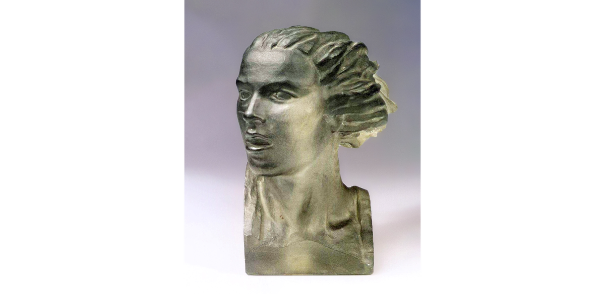 Голова девушки (Ветер). Отливка 1957. Автор Мухина В. И.
