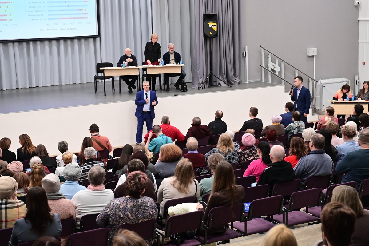 Встреча главы Карелии с населением Медвежьегорского района. Фото: Сергей Юдин  📷
