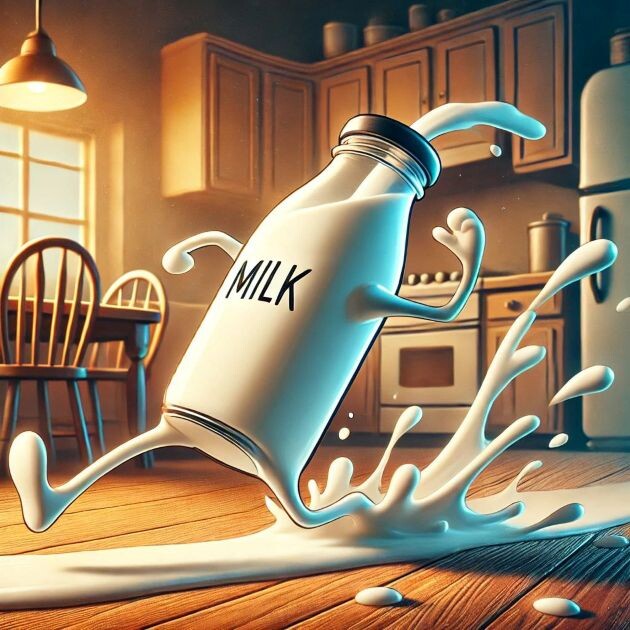 Молоко сбежало. Курьезы русского языка