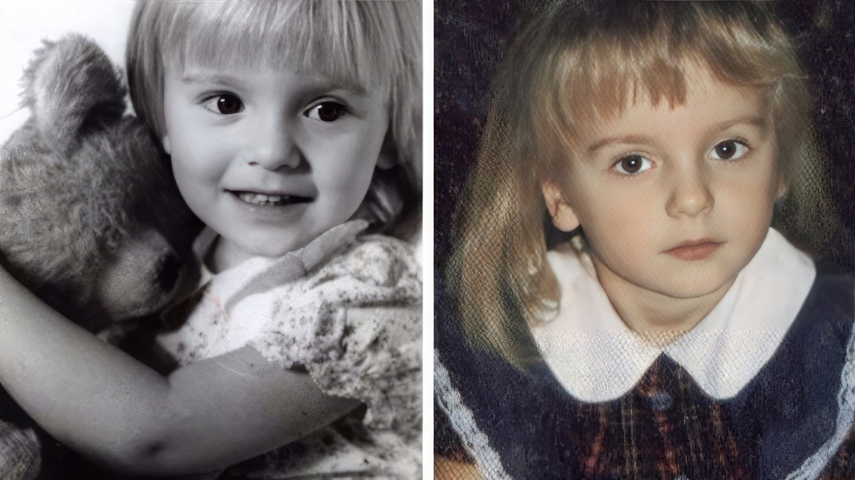    Юлия Волкова в детстве