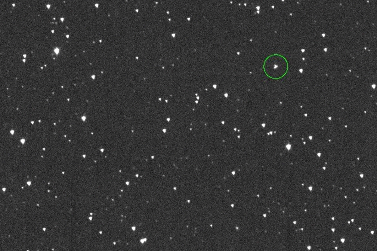 Так выглядит астероид 2024 YR4. Источник: РБК