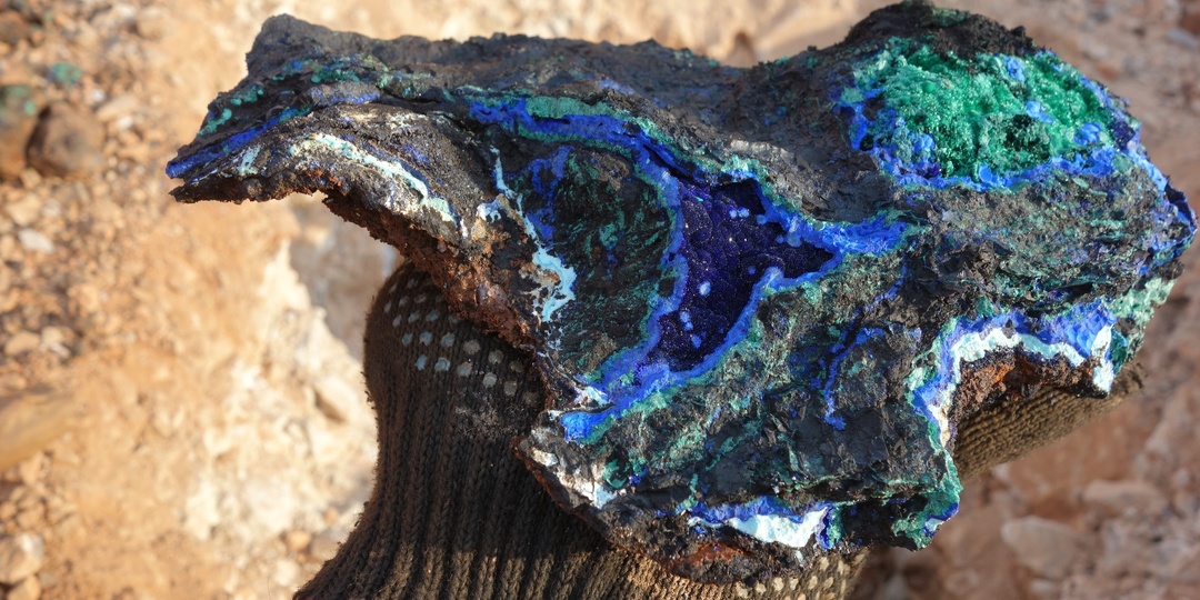 Азурит и малахит. Добыча сотни кг!