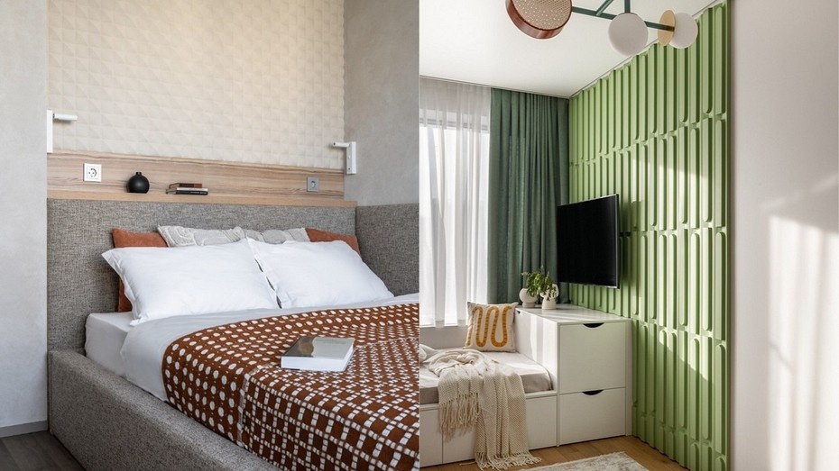 Слева проект Анастасии Меньшонковой. Справа проект Алины Шагалеевой