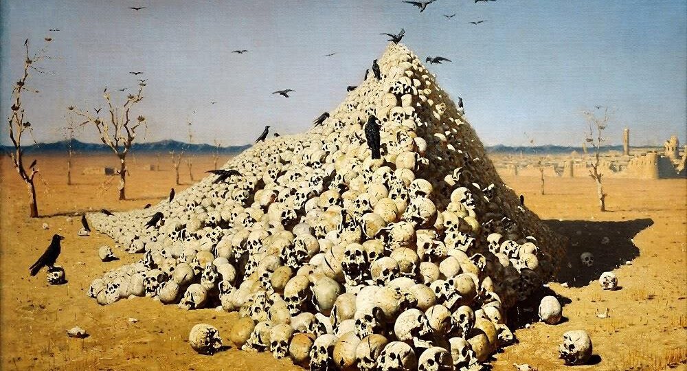 Василий Верещагин и его знаменитая картина "Апофеоз войны" (часть1)