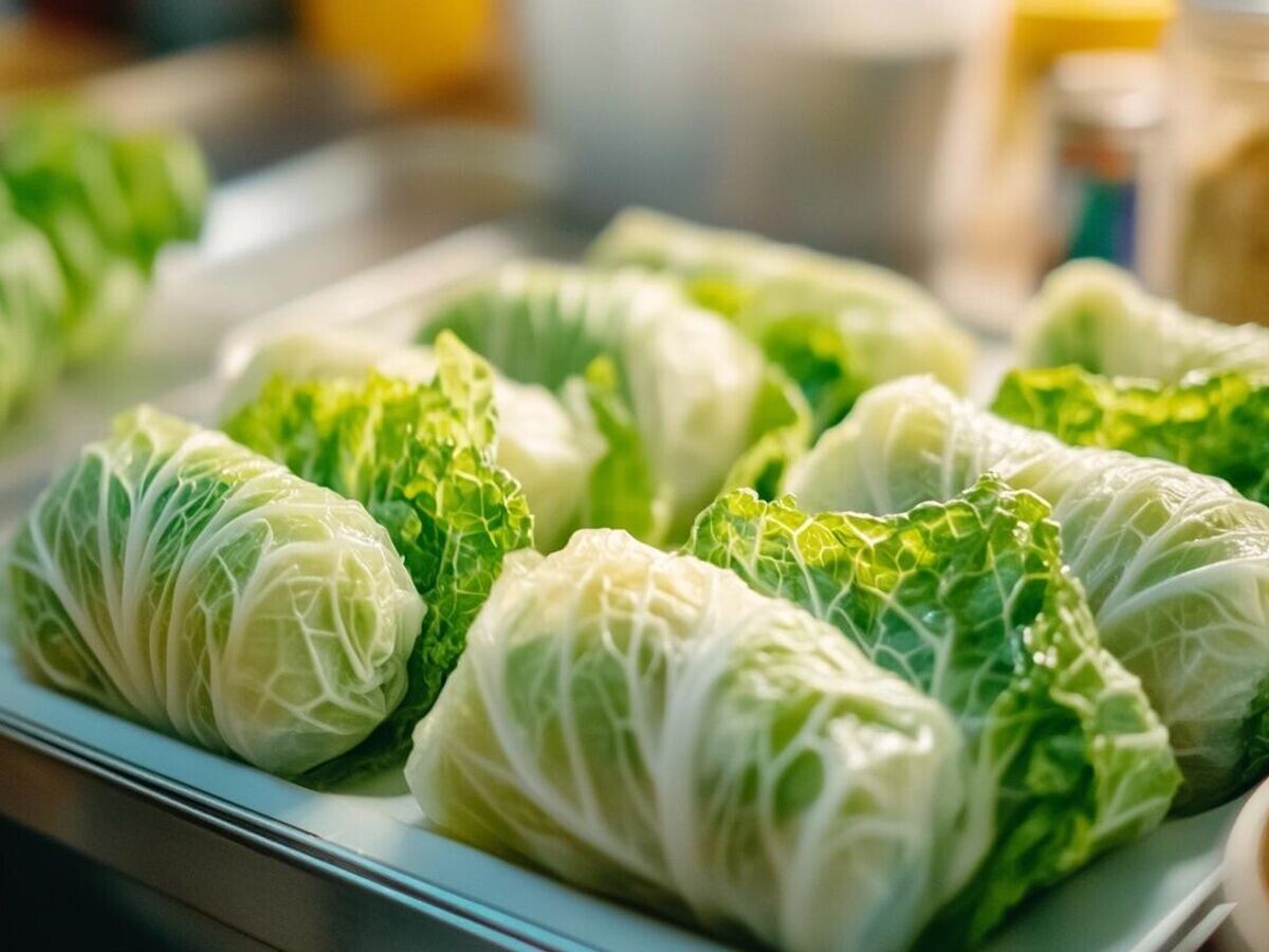    Мини-голубцы из пекинской капусты© РИА Новости / Сгенерировано искусственным интеллектом