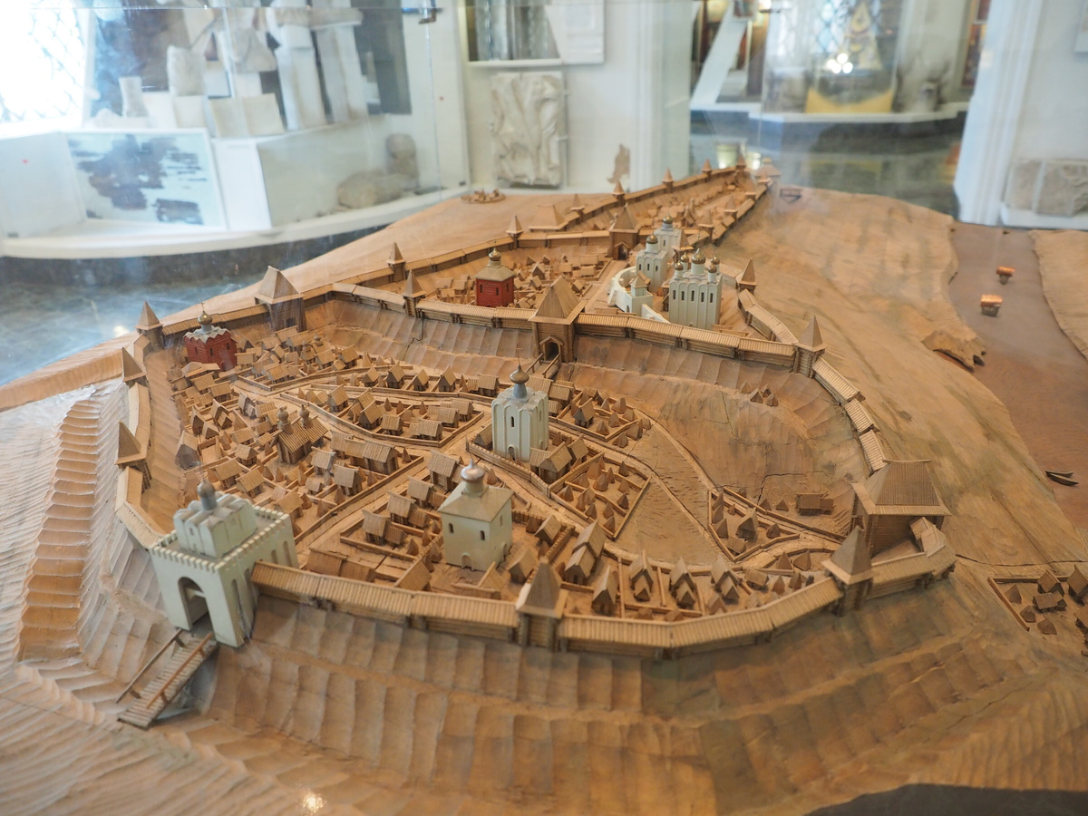 Макет города Владимир 13 век