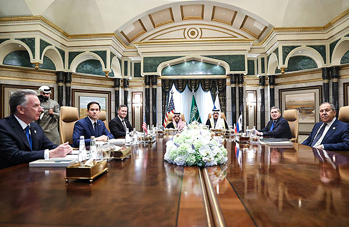    Российско-американские переговоры в Эр-Рияде.пресс-служба МИД РФ/ТАСС